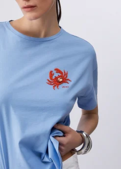 T-shirt con patch