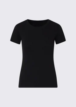 T-shirt con patch logo