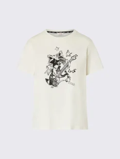 T-shirt con procione rock