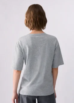 T-shirt con ricami gioiello