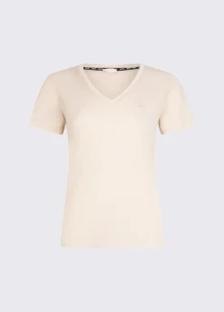 T-shirt con scollo a V