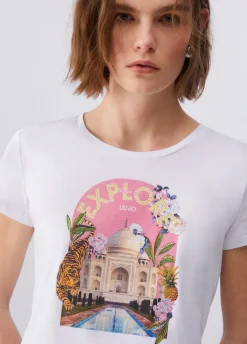 T-shirt con stampa