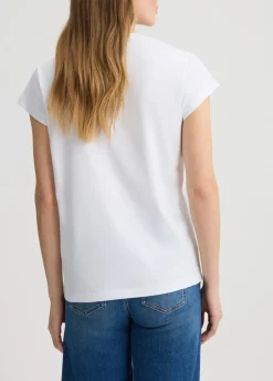T-shirt con strass