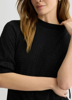 T-shirt con strass