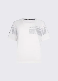 T-shirt con strass
