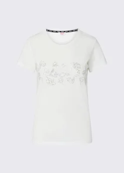 T-shirt con strass