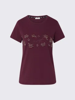 T-shirt con strass
