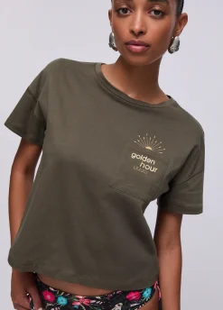 T-shirt con tasca