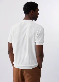 T-shirt in crêpe di cotone