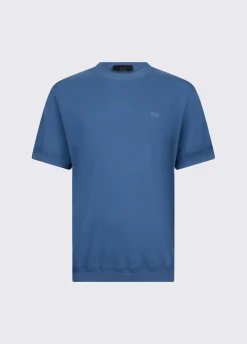 T-shirt in crêpe di cotone