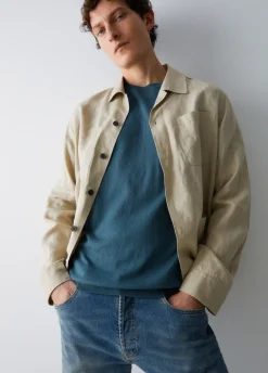 T-shirt in maglia misto seta