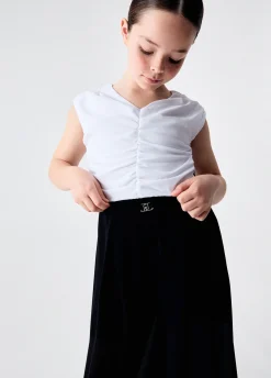 Tuta elegante con cintura