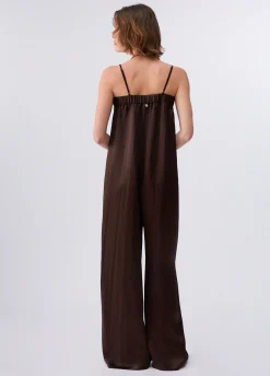 Tuta elegante in raso