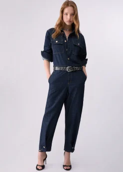 Tuta lunga in denim