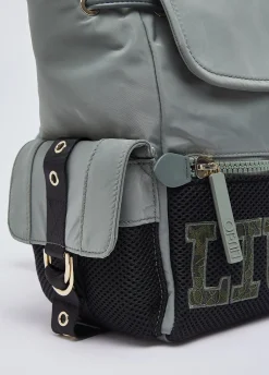 Zaino con inserti in mesh